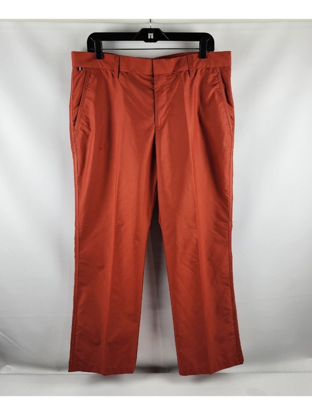 J. Lindeberg Pants Troyan Regular Micro Twill Performance Golf 34x30 Red